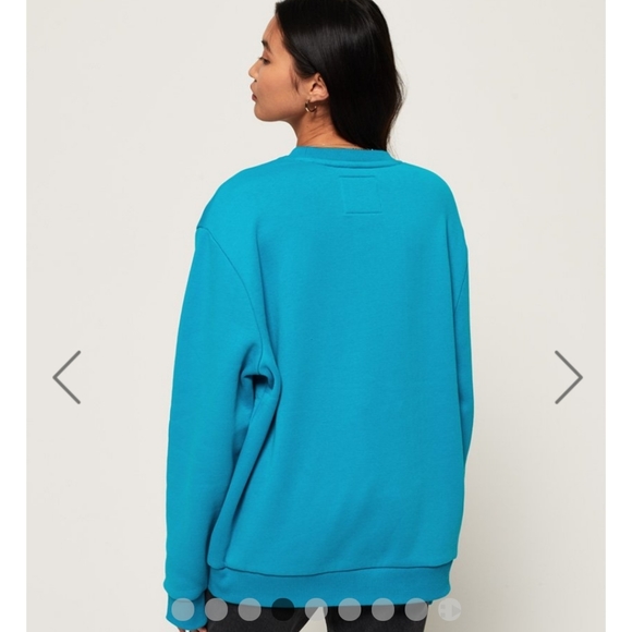 BNWT superdry 90s applique crew sweatshirt - Picture 2 of 8